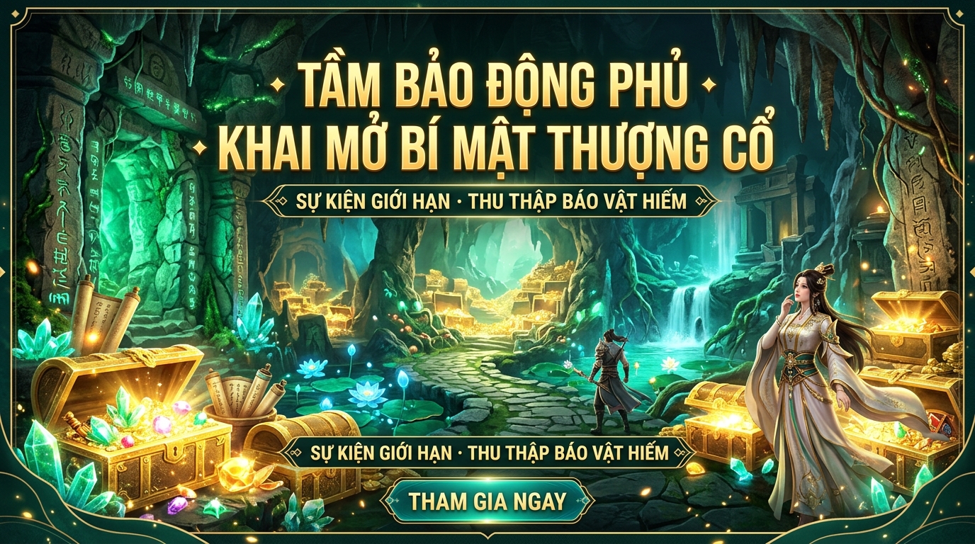Tầm Bảo Động Phủ — Khai Mở Bí Mật Thượng Cổ